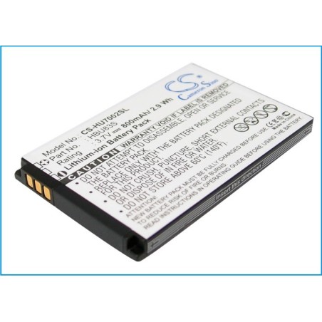 Batterie pour Huawei T565 (800 mAh/2.96 Wh, 3.7 V)