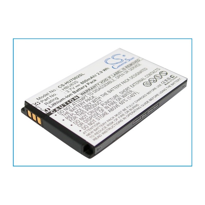 Batterie pour Huawei U121 (800 mAh/2.96 Wh, 3.7 V)