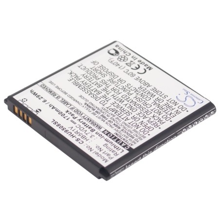 Batterie pour Huawei Honor Quad (1700 mAh/6.29 Wh, 3.7 V)