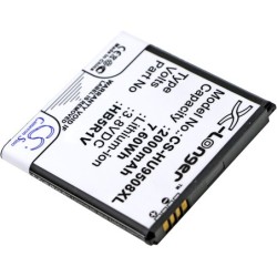 Batterie pour Huawei Honor 2 (2000 mAh/7.6 Wh, 3.8 V)