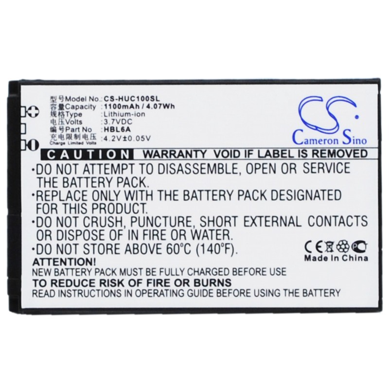 Batterie pour Huawei C7199 (1100 mAh/4.07 Wh, 3.7 V)