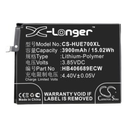 Batterie pour Huawei TRT-AL00A (3900 mAh/15.02 Wh, 3.85 V)
