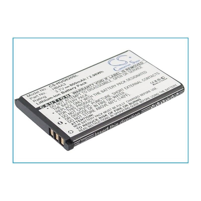 Batterie pour T-Mobile Unity (800 mAh/2.96 Wh, 3.7 V)