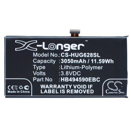 Batterie pour Honor 7 (3050 mAh/11.59 Wh, 3.8 V)