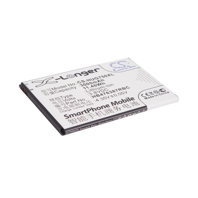 Batterie pour Huawei Glory 4 (3000 mAh/11.4 Wh, 3.8 V)