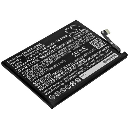 Batterie pour Huawei PPA-LX2 (4850 mAh/18.67 Wh, 3.85 V)