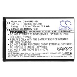 Batterie pour MetroPCS Pinnacle (700 mAh/2.59 Wh, 3.7 V)