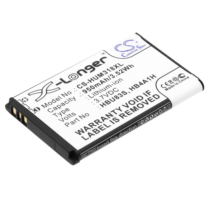 Batterie pour AT&T U2800A (950 mAh/3.52 Wh, 3.7 V)