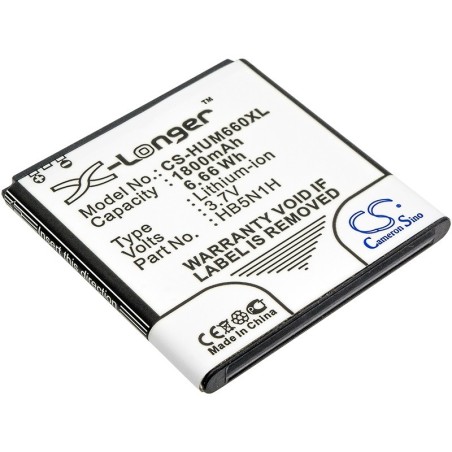Batterie pour Huawei U8680 (1800 mAh/6.66 Wh, 3.7 V)