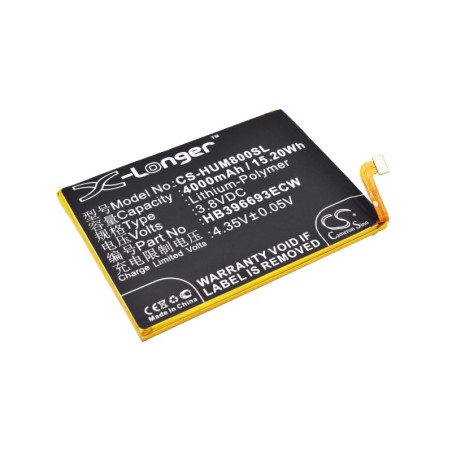 Batterie pour Huawei NXT-CL00 (4000 mAh/15.2 Wh, 3.8 V)
