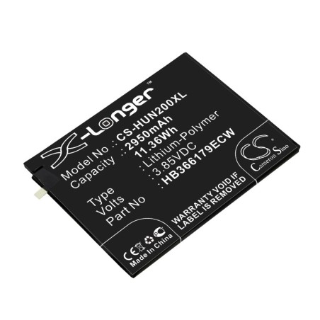 Batterie pour Huawei Nova 2 Dual SIM (2950 mAh/11.36 Wh, 3.85 V)