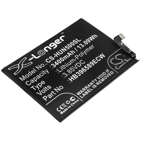 Batterie pour Huawei Nova 5 Pro (3400 mAh/13.09 Wh, 3.85 V)
