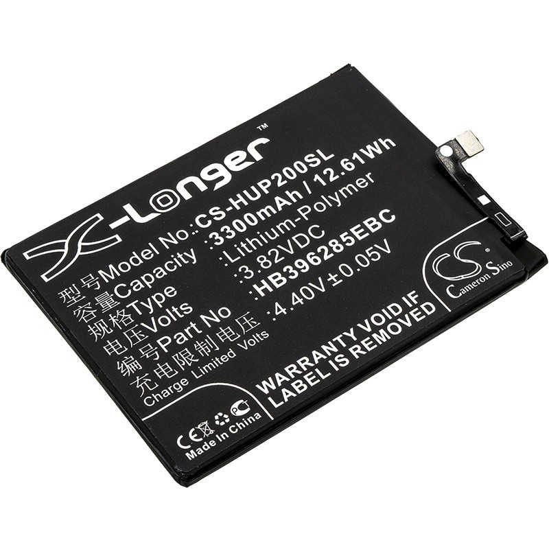 Batterie pour Huawei COL-TL00 (3300 mAh/12.61 Wh, 3.82 V)
