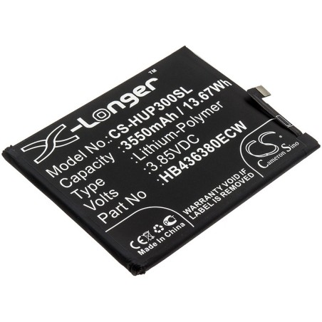 Batterie pour Huawei P30 (3550 mAh/13.67 Wh, 3.85 V)