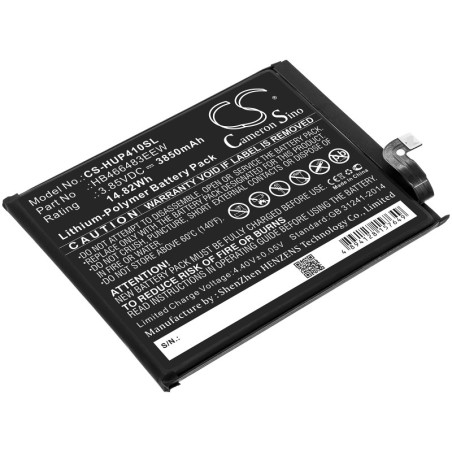 Batterie pour Huawei Nova 7 Pro (3850 mAh/14.82 Wh, 3.85 V)