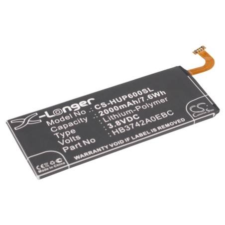 Batterie pour Huawei C8817 (2000 mAh/7.6 Wh, 3.8 V)