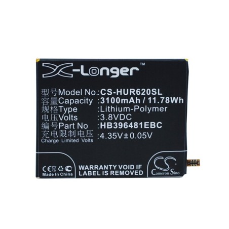 Batterie pour Huawei G7 Plus (3100 mAh/11.78 Wh, 3.8 V)