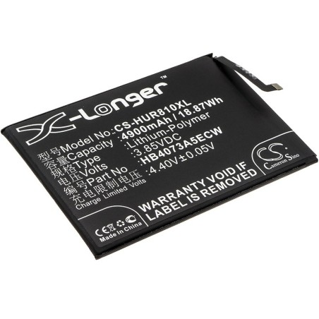 Batterie pour Huawei Honor 8X Max (4900 mAh/18.87 Wh, 3.85 V)