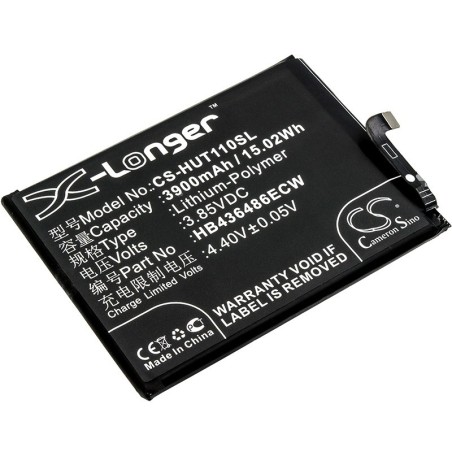 Batterie pour Huawei Rhone (3900 mAh/15.02 Wh, 3.85 V)