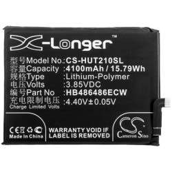 Batterie pour Huawei LYA-AL00 (4100 mAh/15.79 Wh, 3.85 V)