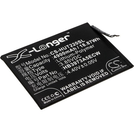 Batterie pour Honor Note 10 (4900 mAh/18.87 Wh, 3.85 V)