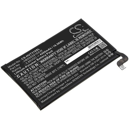 Batterie pour Huawei Mate 30 Pro (4300 mAh/16.56 Wh, 3.85 V)