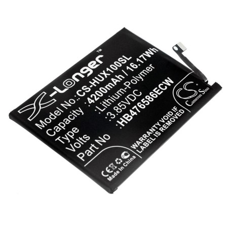 Batterie pour Huawei TEL-AN00 (4200 mAh/16.17 Wh, 3.85 V)