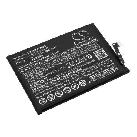 Batterie pour Huawei Nova Y70 Plus (5900 mAh/22.83 Wh, 3.87 V)