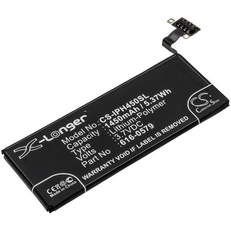 Batterie pour Apple MD377LL/A (1450 mAh/5.37 Wh, 3.7 V)