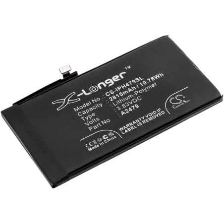 Batterie pour Apple A2408 (2815 mAh/10.78 Wh, 3.83 V)