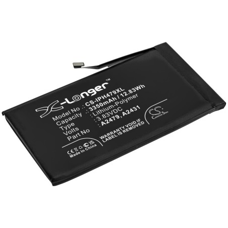 Batterie pour Apple A2479 (3350 mAh/12.83 Wh, 3.83 V)