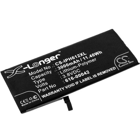 Batterie pour Apple A1699 (3000 mAh/11.4 Wh, 3.8 V)
