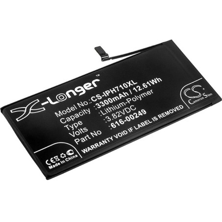 Batterie pour Apple A1786 (3300 mAh/12.61 Wh, 3.82 V)