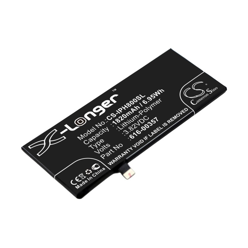 Batterie pour Apple 616-00357 (1820 mAh/6.95 Wh, 3.82 V)