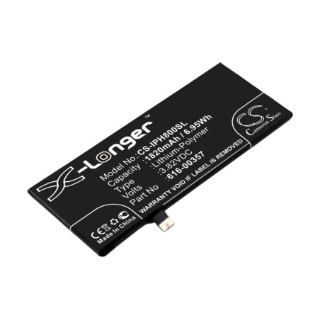 Batterie pour Apple A1863 (1820 mAh/6.95 Wh, 3.82 V)