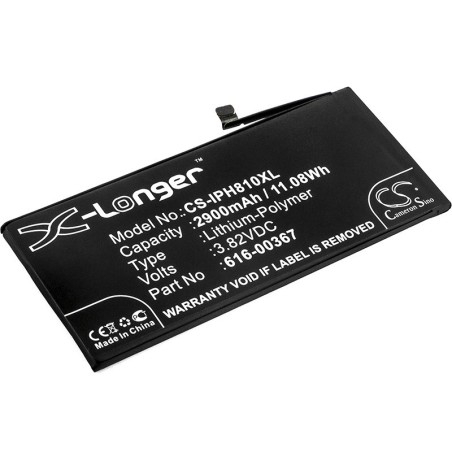 Batterie pour Apple iPhone 8+ (2900 mAh/11.08 Wh, 3.82 V)