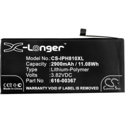 Batterie pour Apple MQ8D2LL/A (2900 mAh/11.08 Wh, 3.82 V)