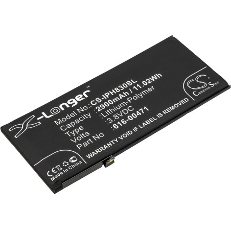 Batterie pour Apple A2108 (2900 mAh/11.02 Wh, 3.8 V)