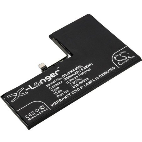 Batterie pour Apple iPhone 11.2 (2600 mAh/9.88 Wh, 3.8 V)