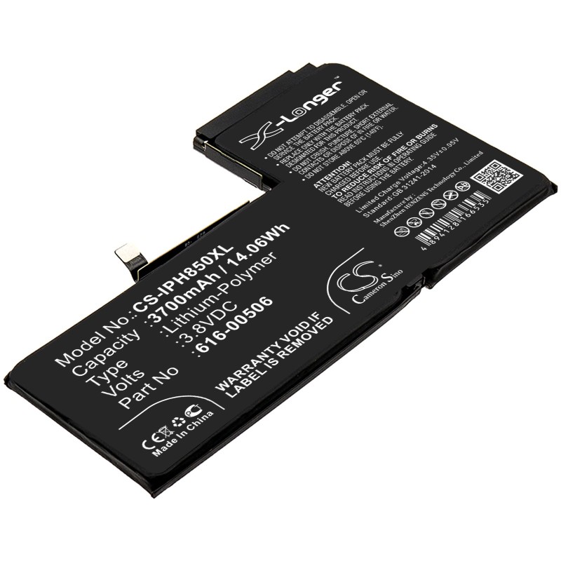 Batterie pour Apple iPhone 11.4 (3700 mAh/14.06 Wh, 3.8 V)