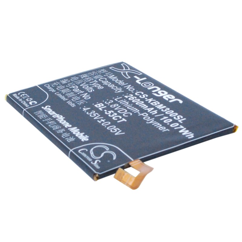 Batterie pour KOOBEE M3 (2650 mAh/10.07 Wh, 3.8 V)