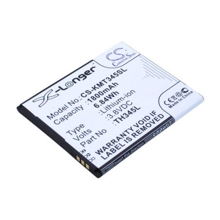 Batterie pour Allview C6 (1800 mAh/6.84 Wh, 3.8 V)