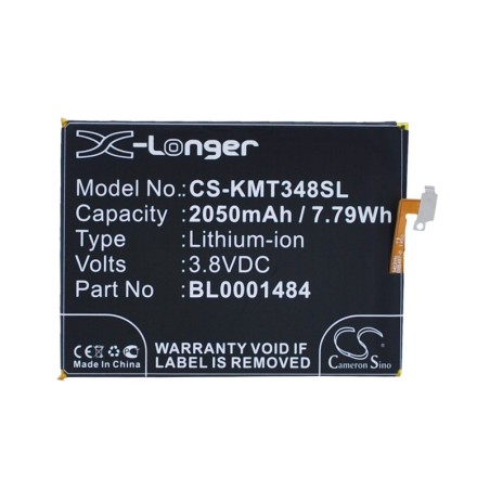 Batterie pour KAZAM Thunder 348 (2050 mAh/7.79 Wh, 3.8 V)