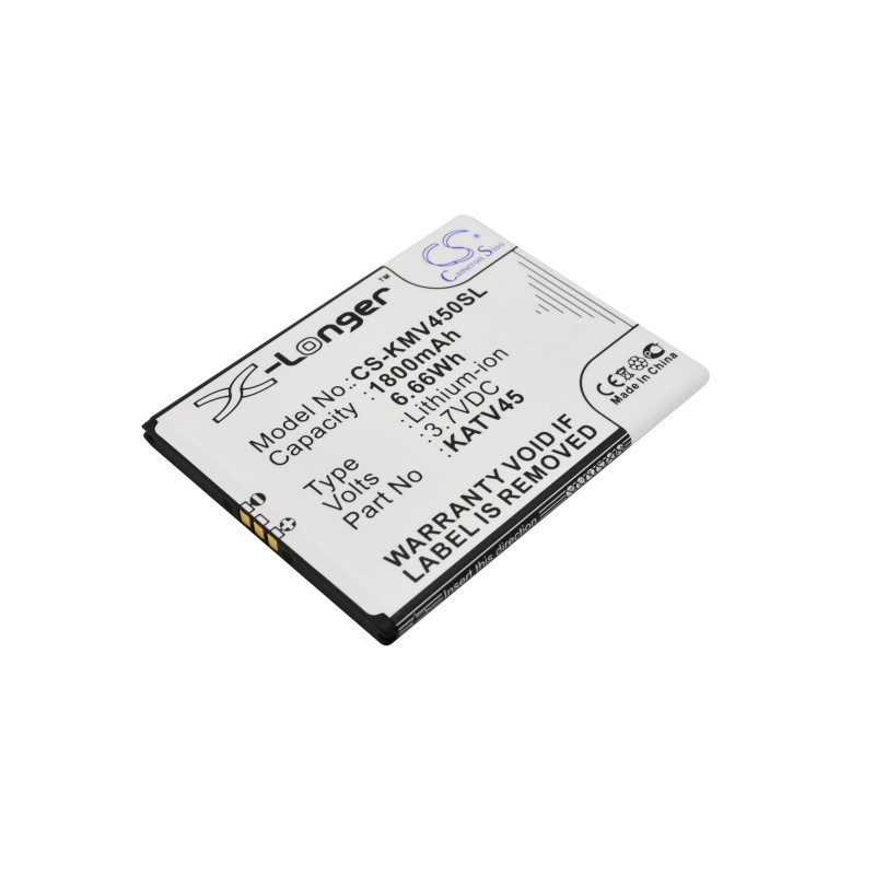 Batterie pour KAZAM KATV45 (1800 mAh/6.66 Wh, 3.7 V)