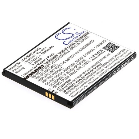 Batterie pour Kruger&Matz KM0403 (1800 mAh/6.66 Wh, 3.7 V)