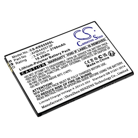 Batterie pour Konrow EASY K55 (2700 mAh/10.26 Wh, 3.8 V)