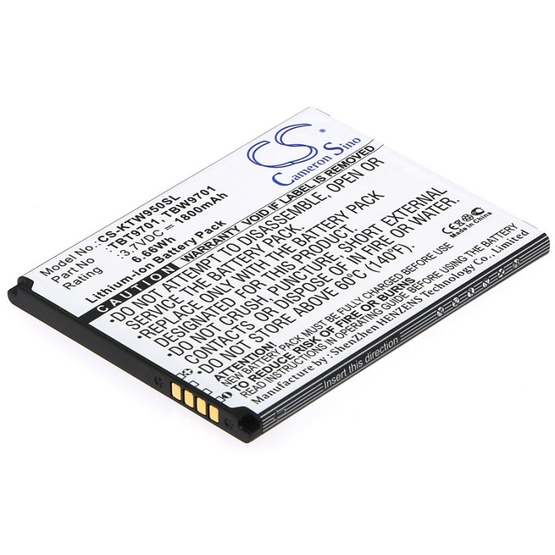 Batterie pour K-Touch E80 (1800 mAh/6.66 Wh, 3.7 V)