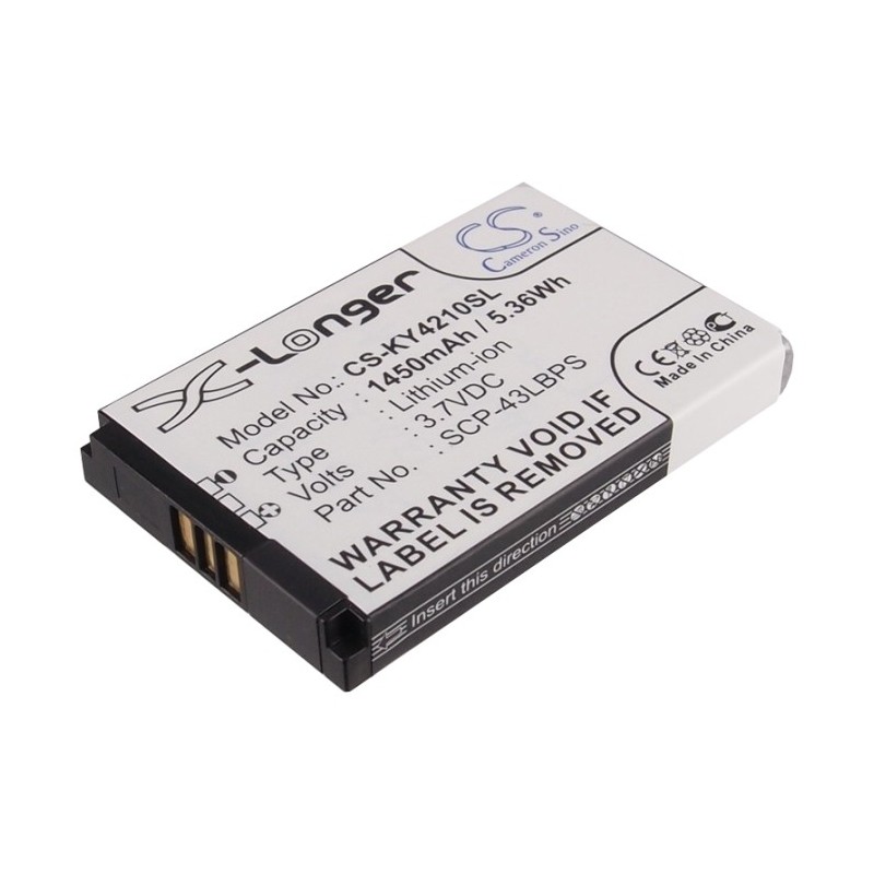 Batterie pour Kyocera E4277 (1450 mAh/5.37 Wh, 3.7 V)