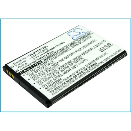 Batterie pour BoostMobile SCP-42LBPS (1400 mAh/5.18 Wh, 3.7 V)