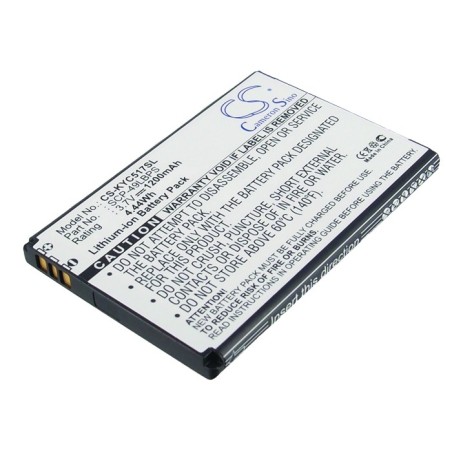 Batterie pour Kyocera Hydro Plus (1200 mAh/4.44 Wh, 3.7 V)